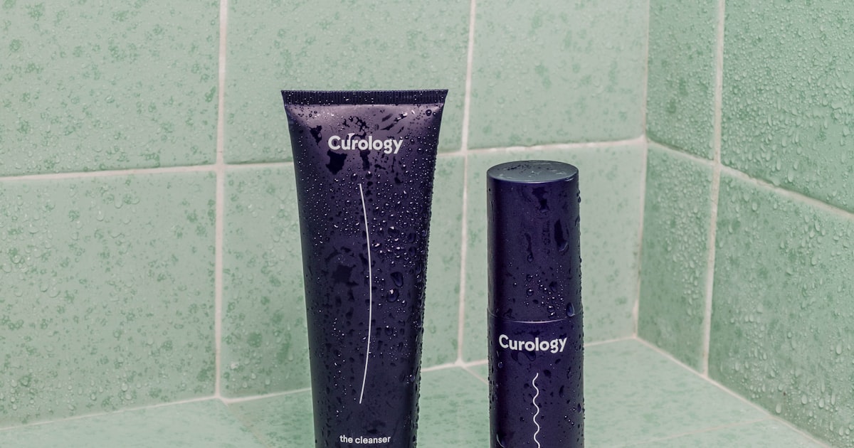 Korean skincare bottles and beauty products on a clean surface
