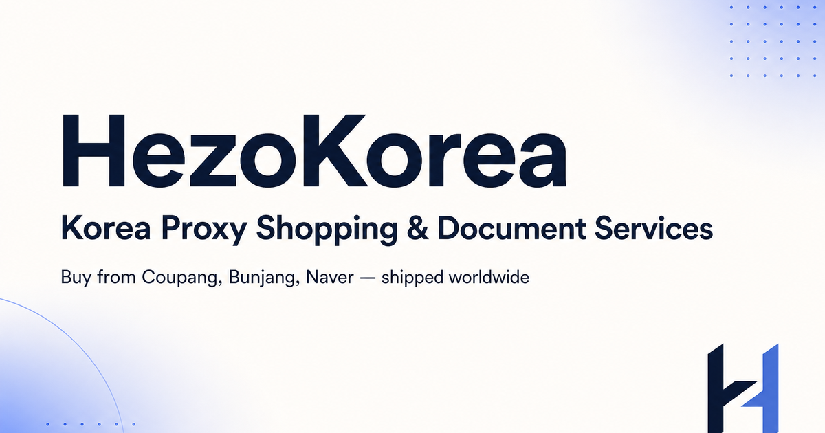 K-Pop Merch Proxy — Buy from Weverse & Korea | HezoKorea